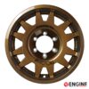 DakarZero 8x16 et 30 5x130 Glossy Bronze