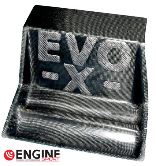 Pedana Poggiapiedi Navigatore Mitsubishi EVO X in Carbonio