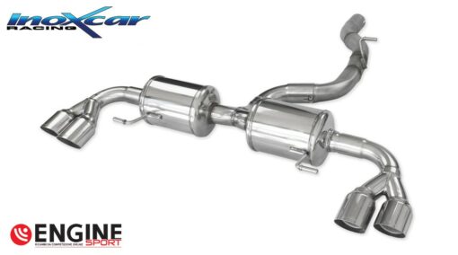 Posteriore Con Silenziatore Uscita 2x Diam. 80 RACING DX+SX