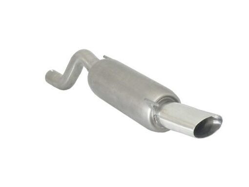 Posteriore inox con terminale ovale 110 x 65 mm Sport Line