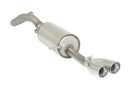 Posteriore inox con terminali rotondi 2x70 mm Sport Line - Necessita modifica paraurti originale